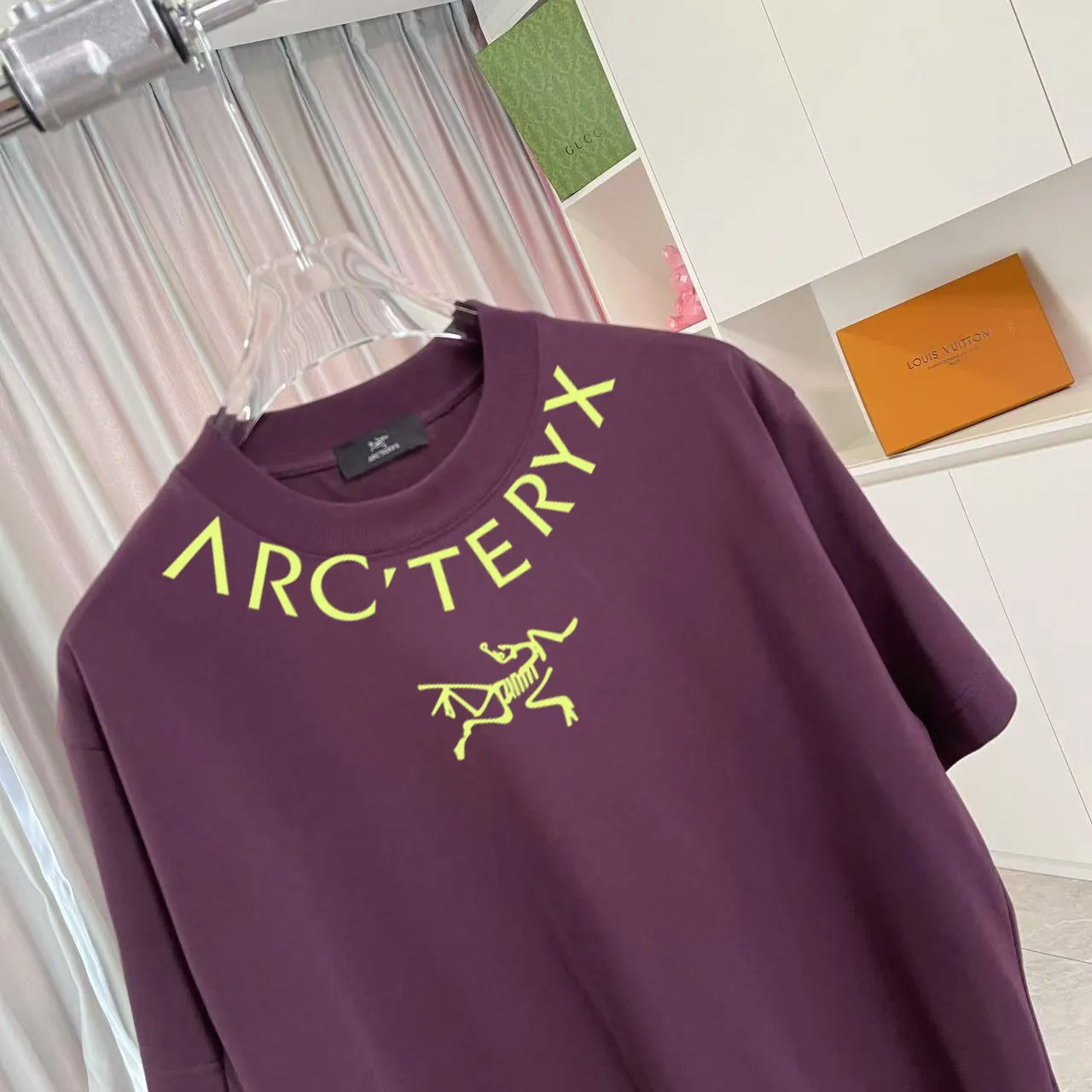 ARC'TERYX *2026 New Arrival logo t g Same Style Size：S M L XL XXL ：Black White Green Purple